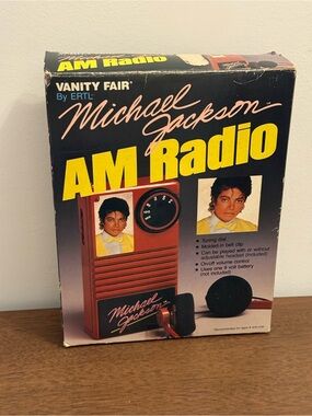 Michael Jackson Vintage Officially Licensed AM Radio NEW IN BOX